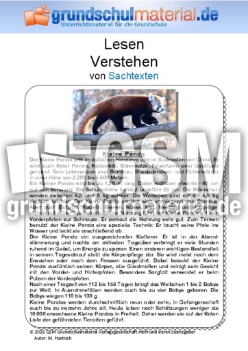 Kleiner Panda - Sachtext.pdf